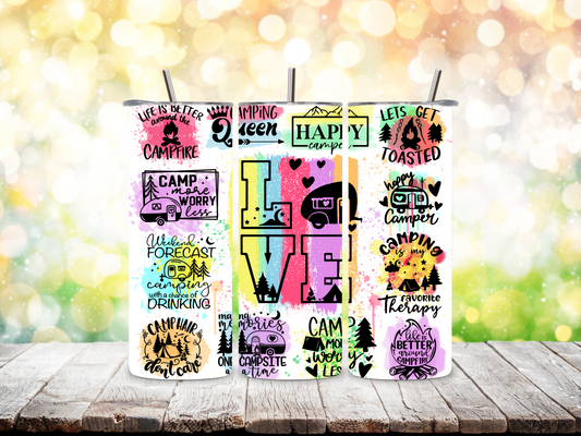 Love Camping 20 oz Tumbler