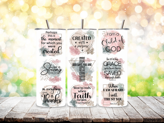 i Am A Child of God 20 oz Tumbler